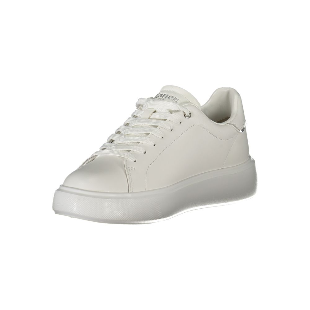 White Leather Women Sneaker