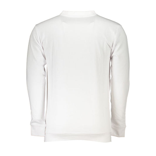 White Cotton Men Sweater