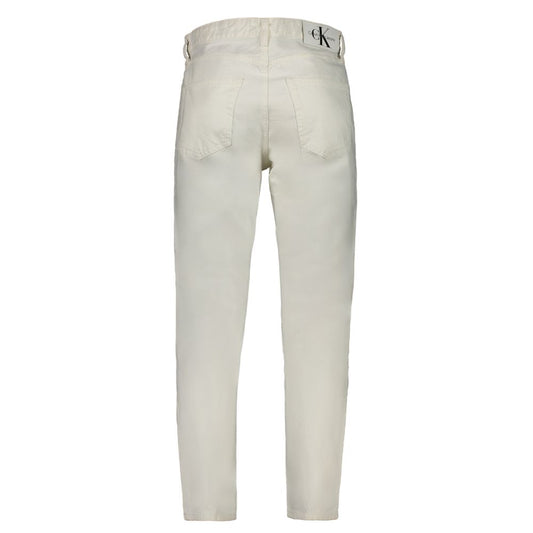 White Cotton Men's Jeans