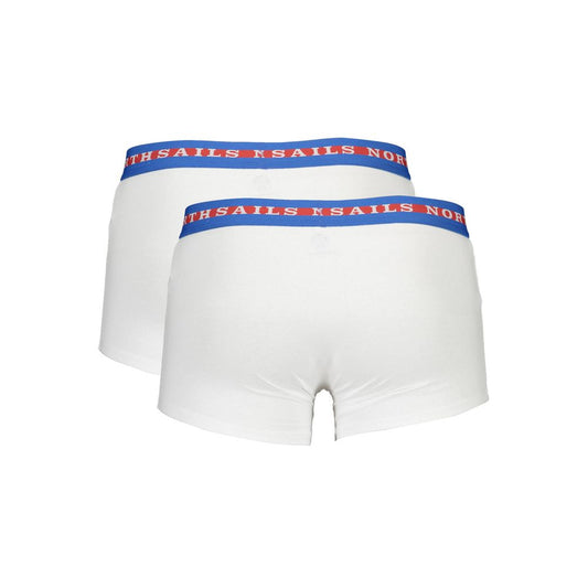 White Cotton Men Boxer