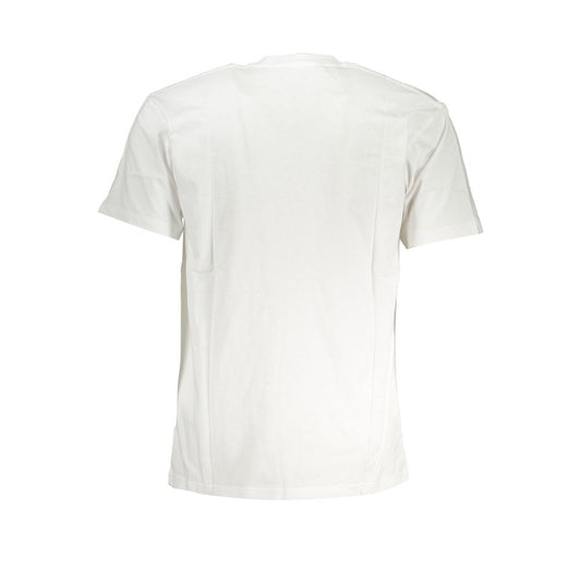 White Cotton Men T-Shirt