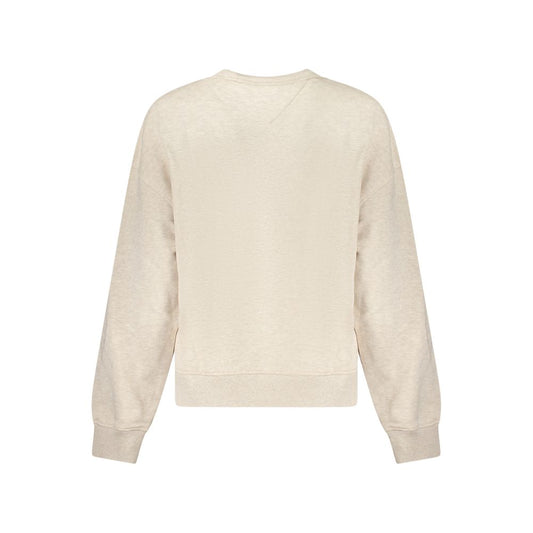 Beige Cotton Women Sweater