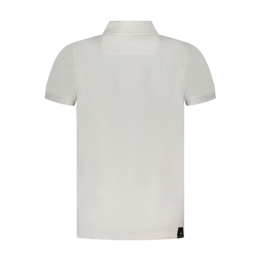 White Cotton Polo Shirt