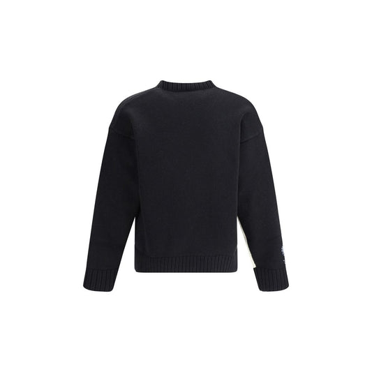 Black Wool Sweatshirt