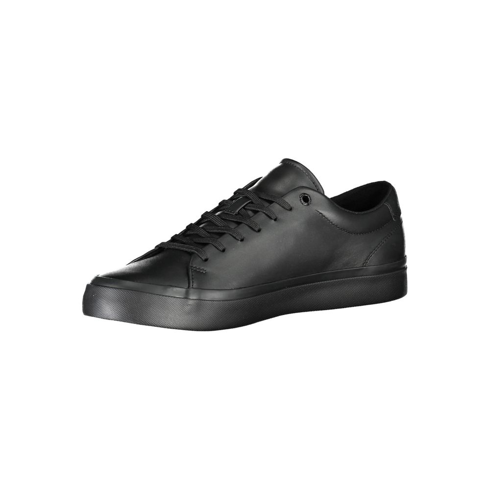 Black Polyester Sneaker