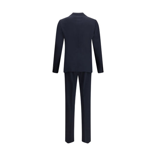 Black Fleece Wool Two-Piece Suit