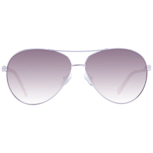 Rose Gold Metal Sunglasses