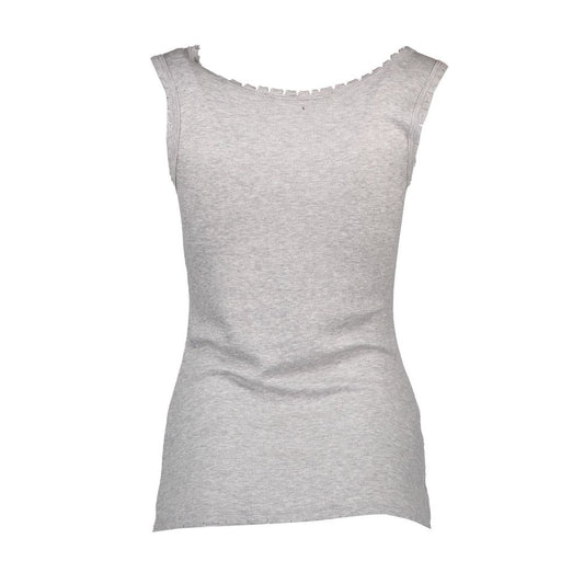 Gray Viscose T-Shirt