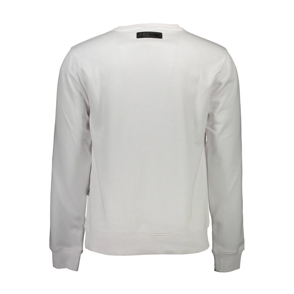 White Cotton Sweatshirt