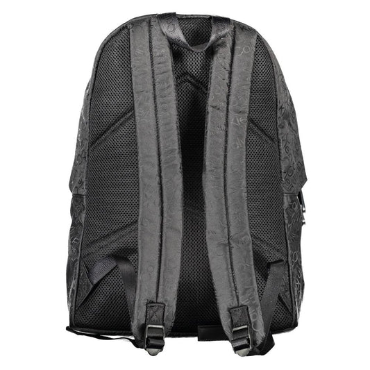 Black Polyester Backpack
