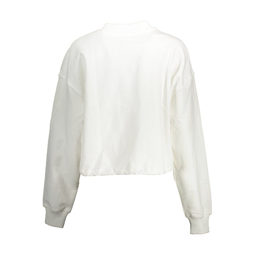 White Cotton Sweatshirt