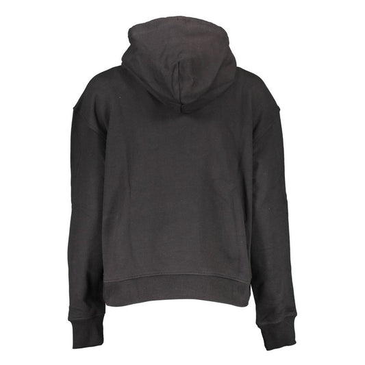 Black Cotton Sweatshirt
