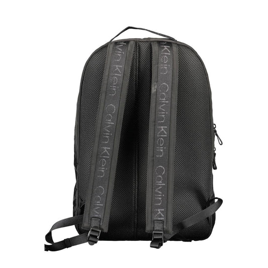 Black Polyester Backpack