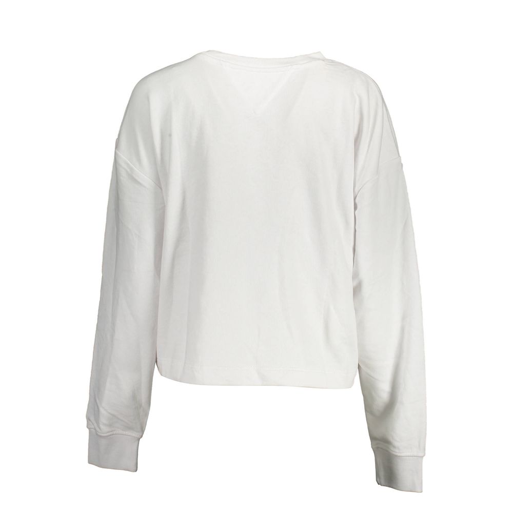 White Cotton Sweatshirt