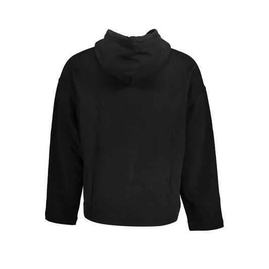 Black Cotton Sweatshirt