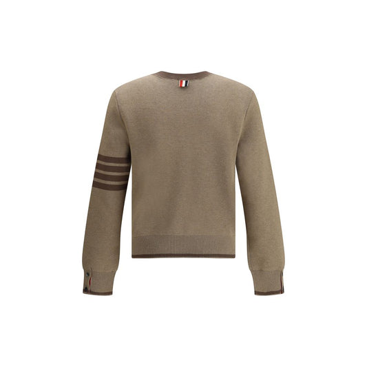 Brown Cotton Sweatshirt