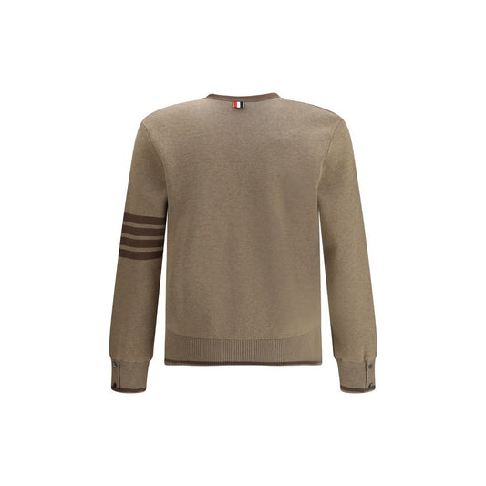 Brown Cotton Cardigan