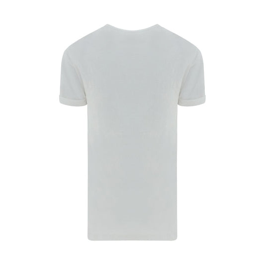 White Linen T-Shirt