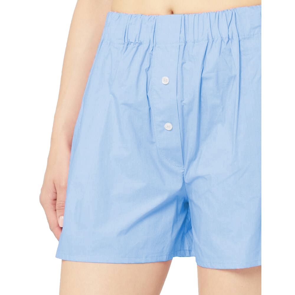 Blue Cotton Short