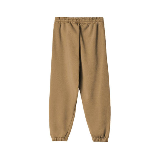 Brown Cotton Men Sweatpant