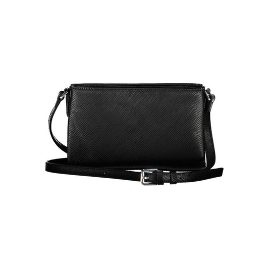 Black Polyester Handbag