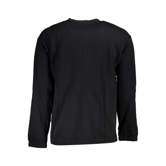 Black Cotton Sweatshirt
