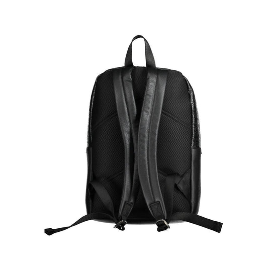 Black Polyester Backpack