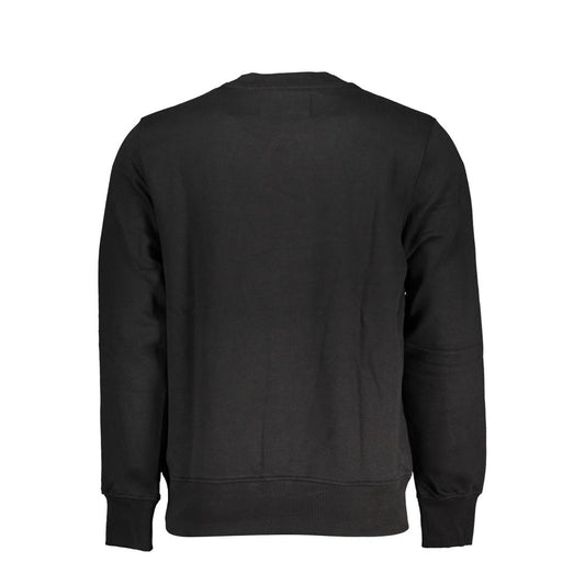 Black Cotton Sweatshirt