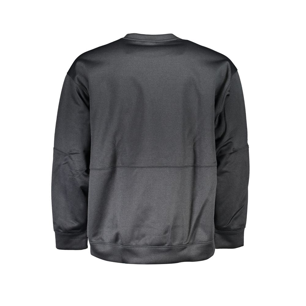 Black Polyester Sweatshirt