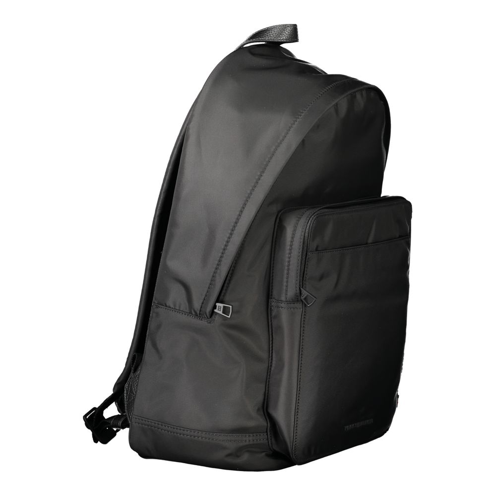 Black Polyester Backpack