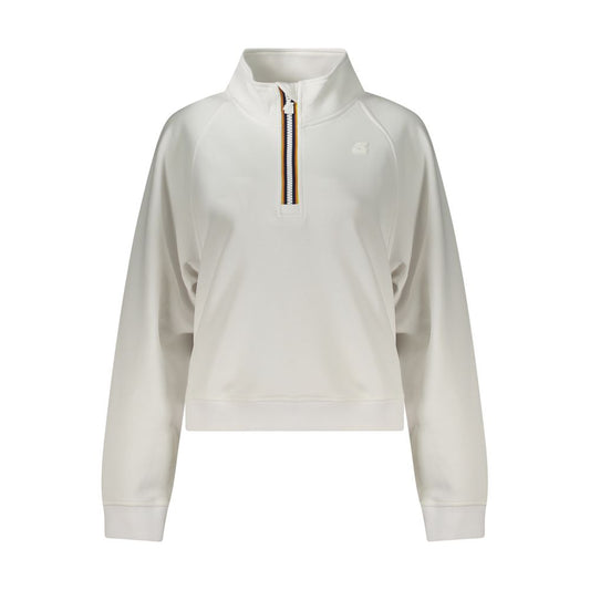 White Polyester Sweatshirt
