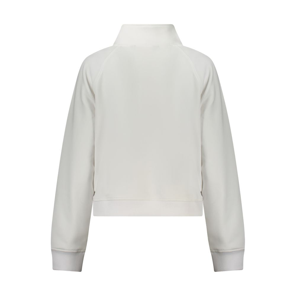 White Polyester Sweatshirt
