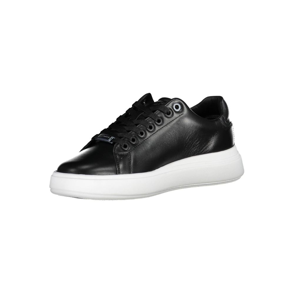 Black Polyester Sneaker