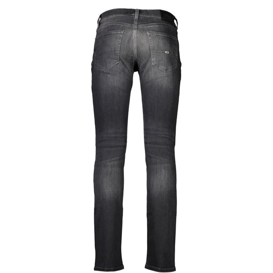 Black Cotton Jeans Denim