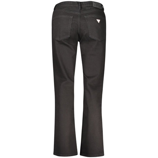 Black Cotton Women's Jeans