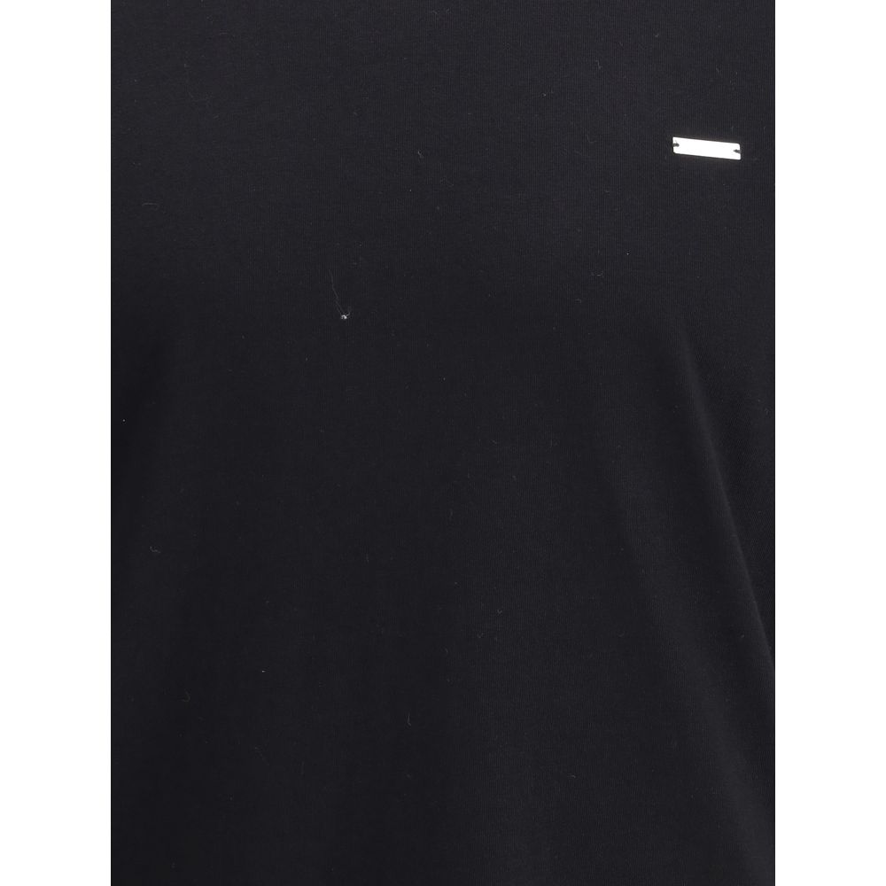 Black Cotton T-Shirt