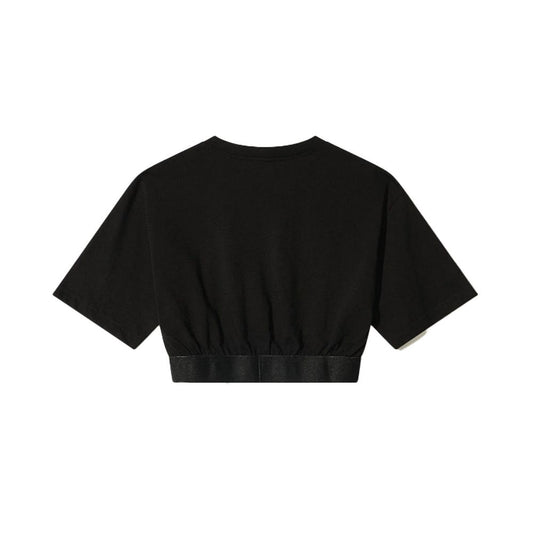 Black Cotton T-Shirt