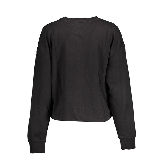 Black Cotton Sweatshirt