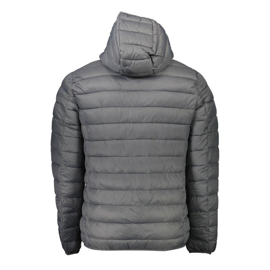 Gray Polyamide Jackets & Coat