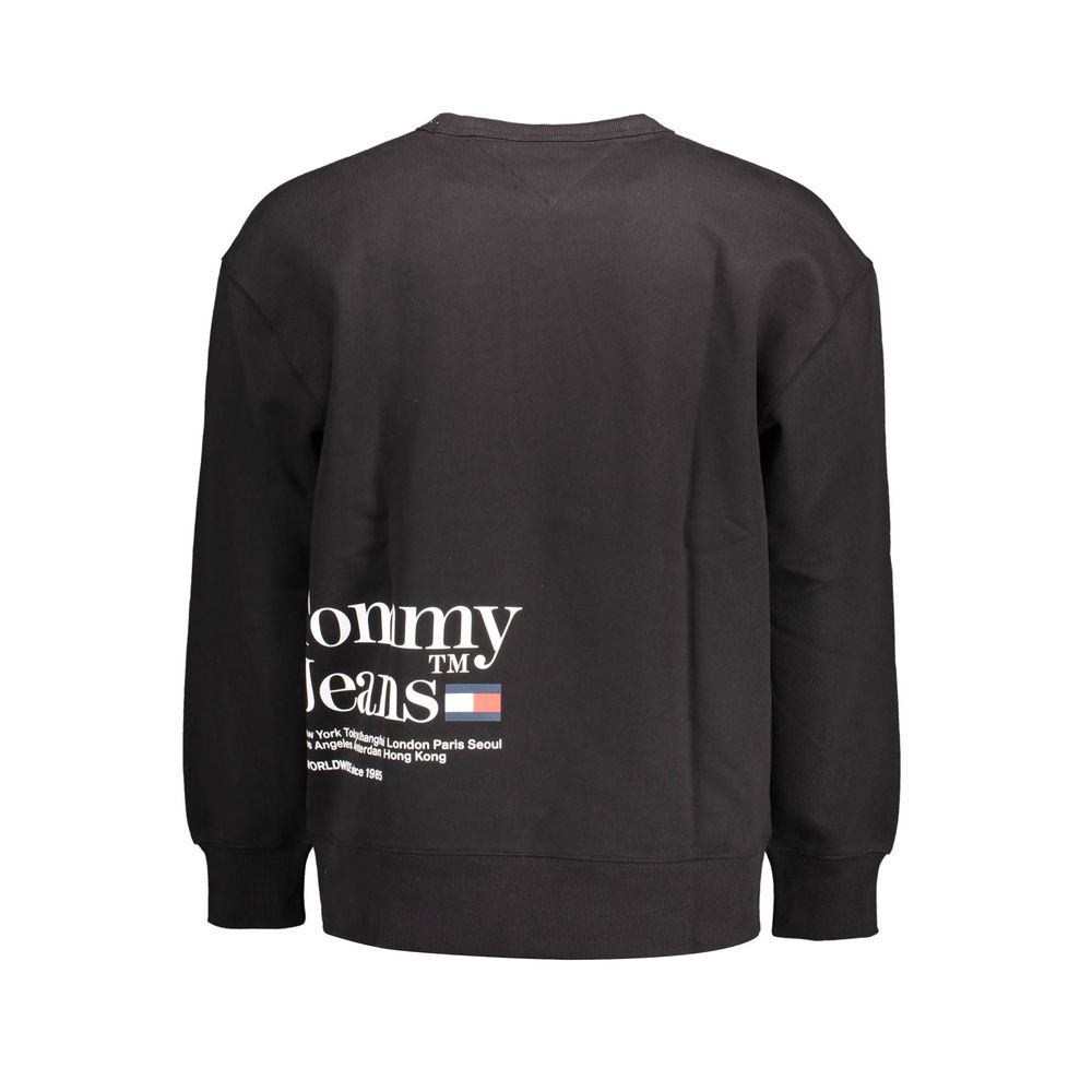 Black Cotton Sweatshirt