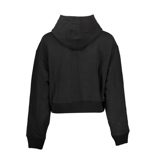 Black Cotton Sweatshirt