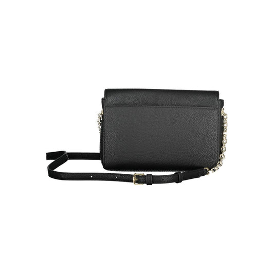 Black Polyester Handbag