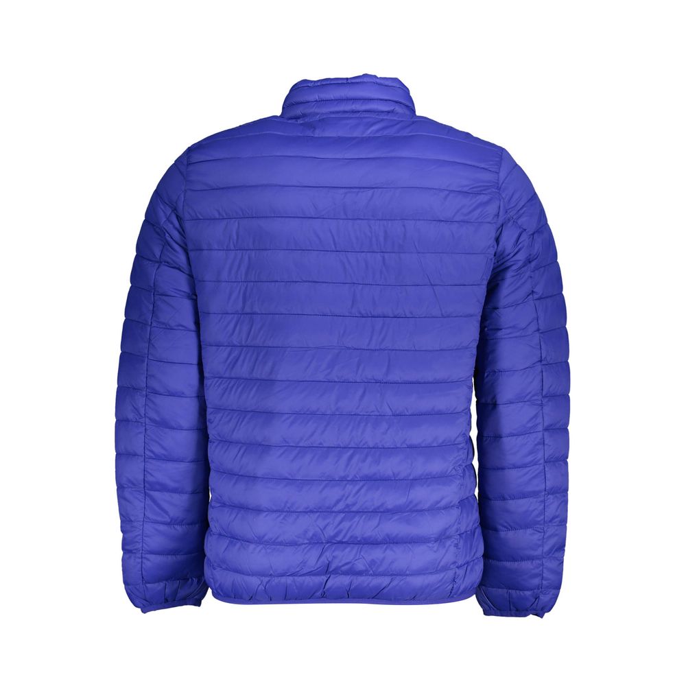 Blue Polyamide Men Jacket
