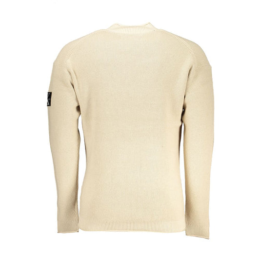 Beige Cotton Sweater