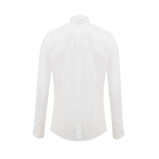 White Cotton Dress Shirt