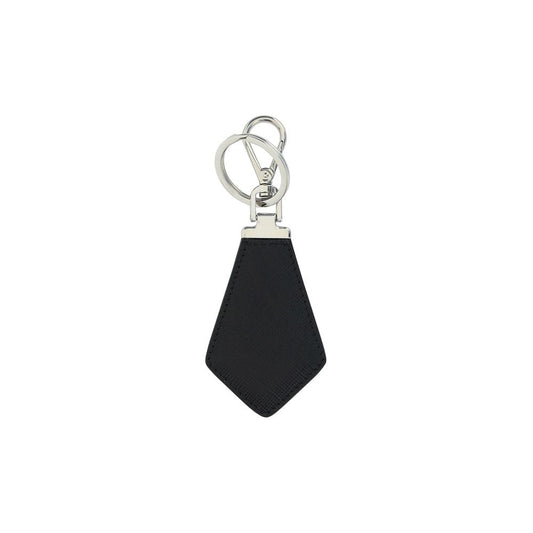 Saffiano leather Keyring