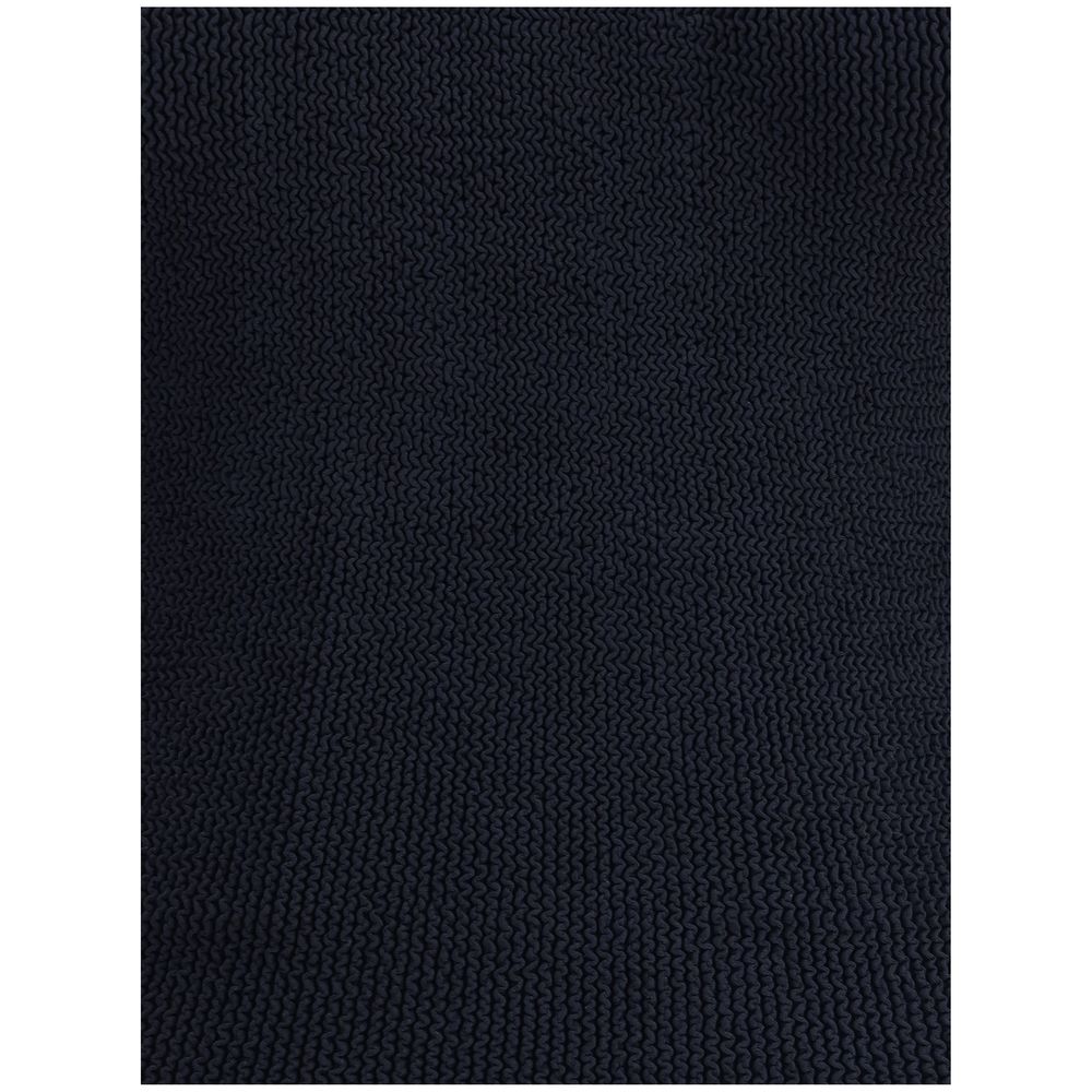 Black Polyamide One-Piece Swimsuit