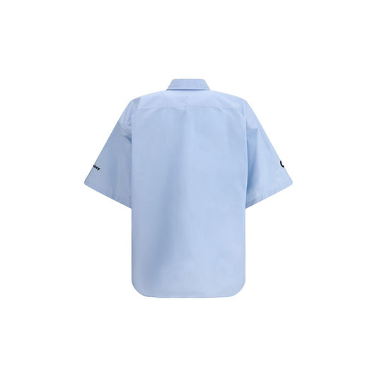 Light Blue Cotton Shortsleeve Shirt
