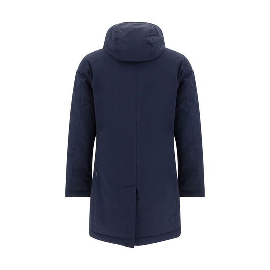 Blue Polyester Coat