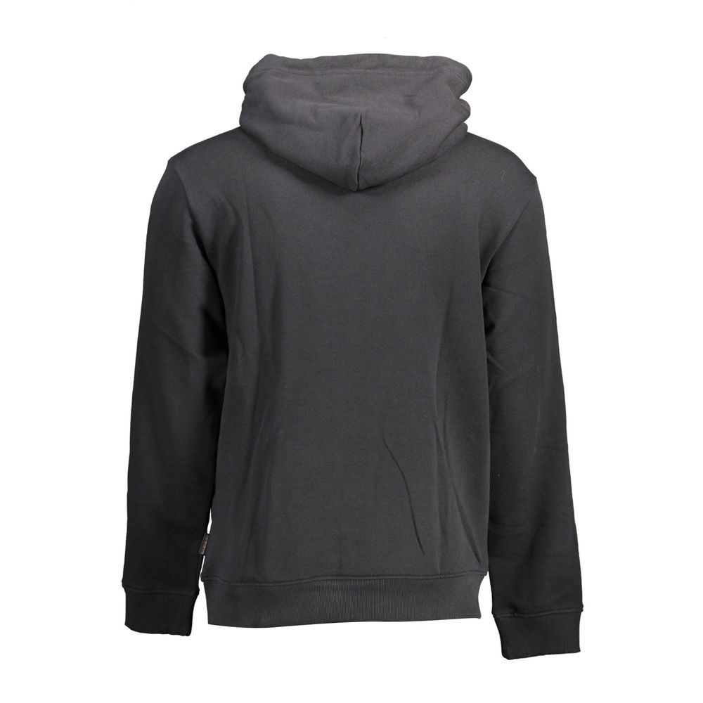 Black Cotton Sweatshirt